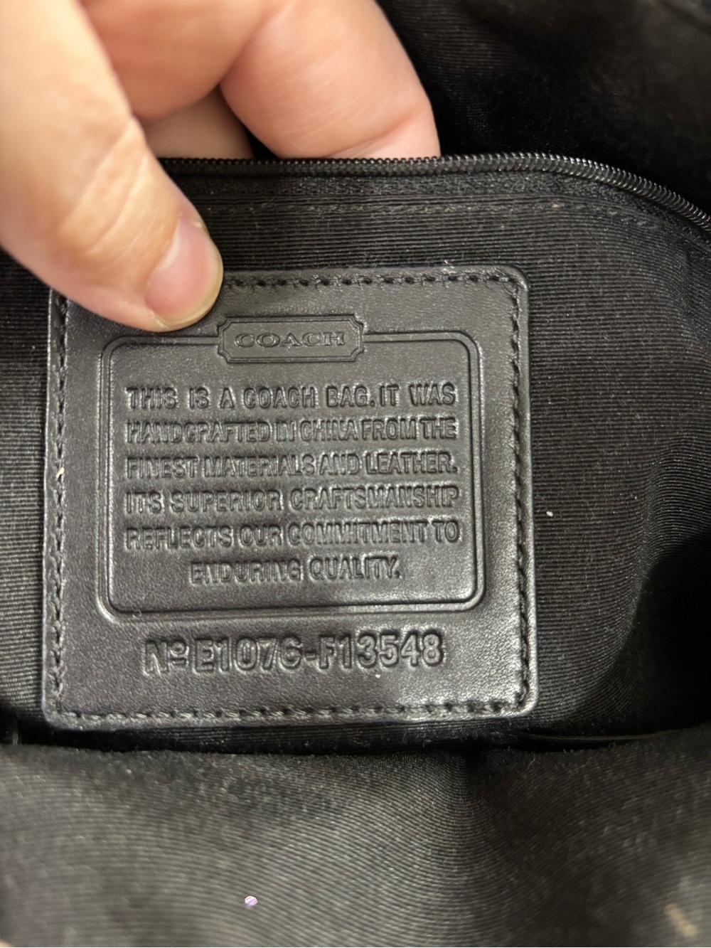 Coach Signature Stripe Tote F13548 - Picture 11 of 14